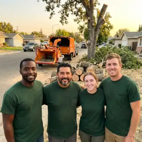 HLI Tree Experts crew after a Irvine tree removal job