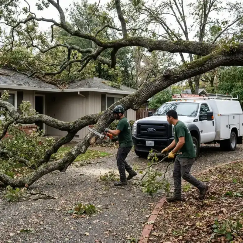 Irvine emergency tree service